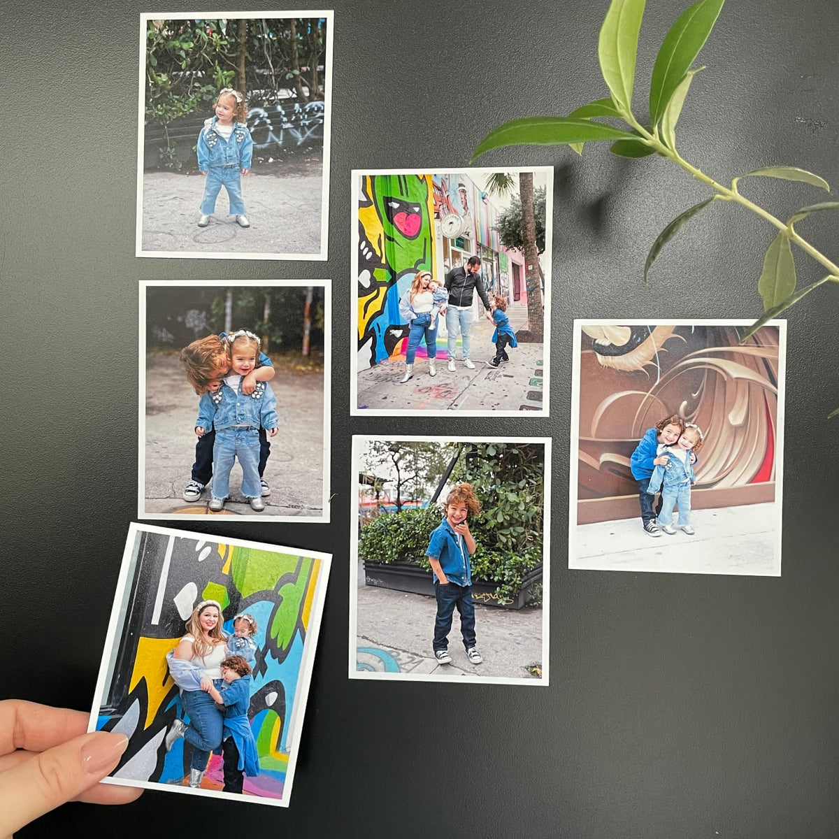 Magnetic photos for fridge featuring baby milestones and monthly updates – custom photo magnets, photo ideas for gifts