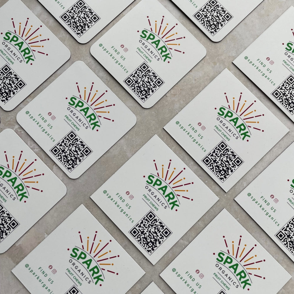 Square business magnets custom printed with company branding, perfect as promotional fridge magnets for long-lasting advertising impact.