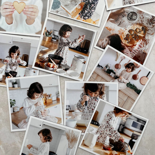 Custom photo magnets for fridge door, ideal thoughtful gift for a friend and meaningful gifts for her birthday.